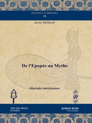 cover image of De l'Epopée au Mythe